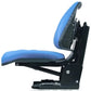Seat Assembly Trapezoid Backed Vinyl Blue Fits Ford 4630 545 4130 5030 3930 445