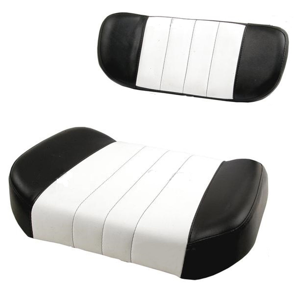 S.67200 Seat Cushion Set, Black/White -Fits Case IH/Fits International Harvester