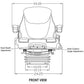 SEQ90-0089 - Seat & Air Suspension Assembly Replaces MSG95/741