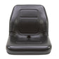 (1) Black HIGH BACK SEAT Fits John Deere Skid Steer Loader 70 125 240 7775 8875