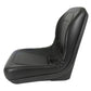 (1) Black HIGH BACK SEAT Fits John Deere Skid Steer Loader 70 125 240 7775 8875