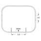 Green & White Cushion Set SW104312B fits Oliver Tractors G750 770 880 1550