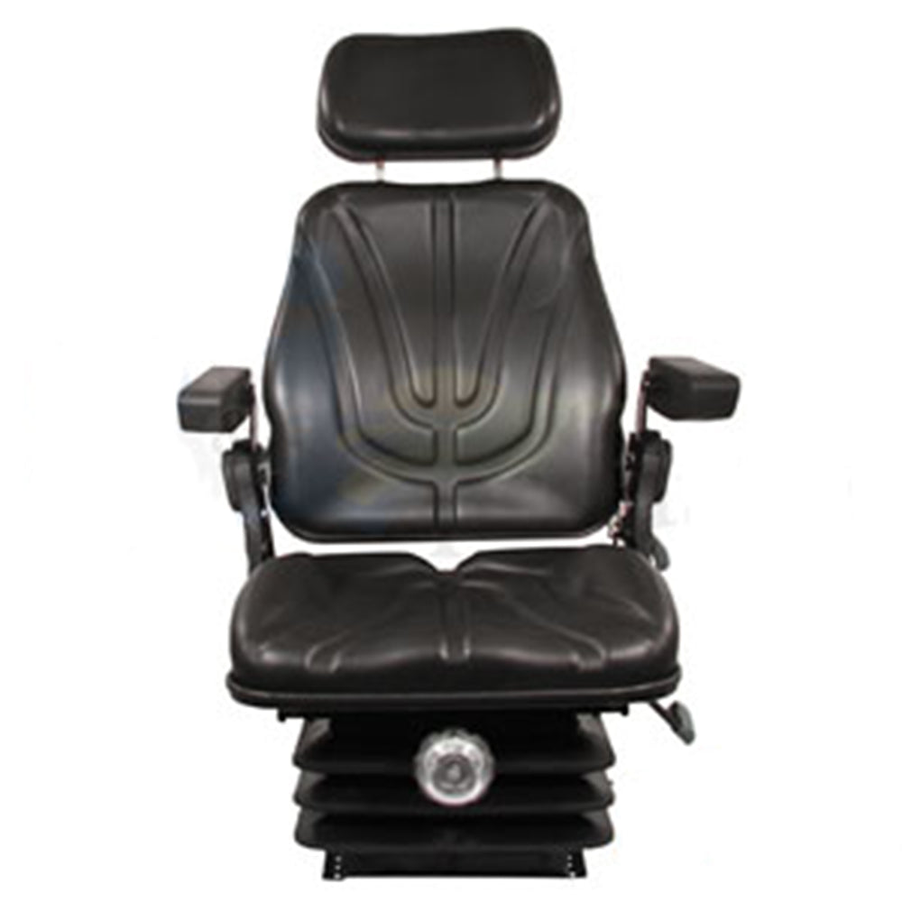 F10M200 Black Mechanical Seat Fits John Deere Fits JD Tractor RT95 6060 6080 700