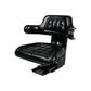 Black Waffle Style Suspension Seat Fits International Harvester 784 785 885