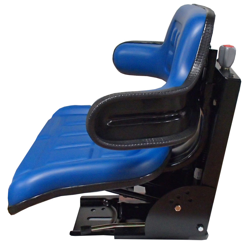 Blue Waffle Suspension Seat Fits Ford/New Holland 6600 6610 7000 7600 7610