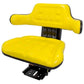 Yellow Universal Tractor Seat - plain Fits Universal Products Replaces 0278213