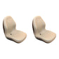 LVA10029 2 Grey Milsco High Back Seat Fits John Deere Gators