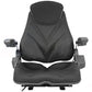 Black Cloth Seat Fits Tractor Lawn Mower Skidsteer Loader Forklift Backhoe Dozer