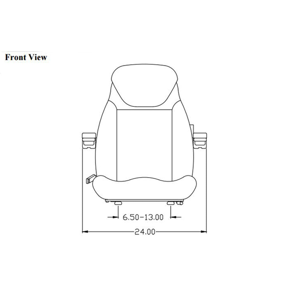 Seat Assembly Fits Case Excavator 880B 980B 9010 9030 9040 9040B 9050 9060 9060B