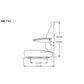 Black Cordura Fabric Seat Assembly Fits McCormick Replaces SEQ90-0168