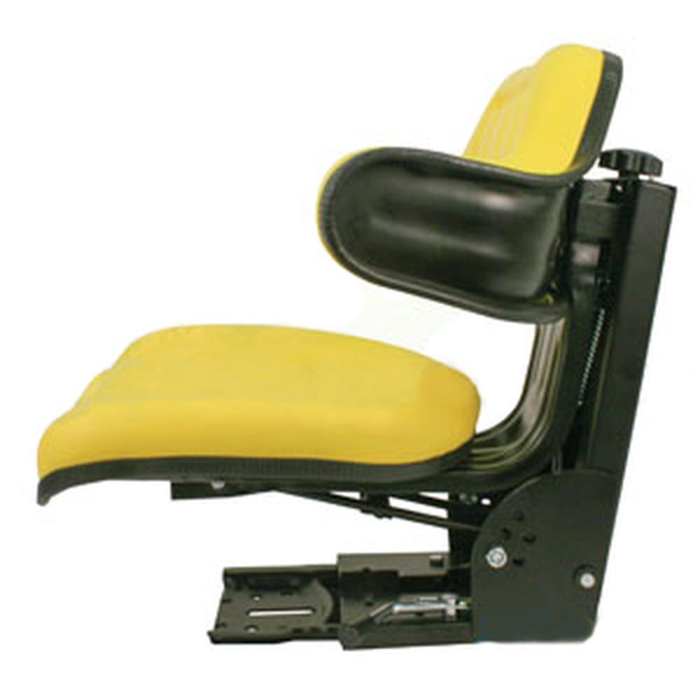 Yellow Universal Tractor Suspension Seat Fits John Deere 820 830 1020 1030 1040