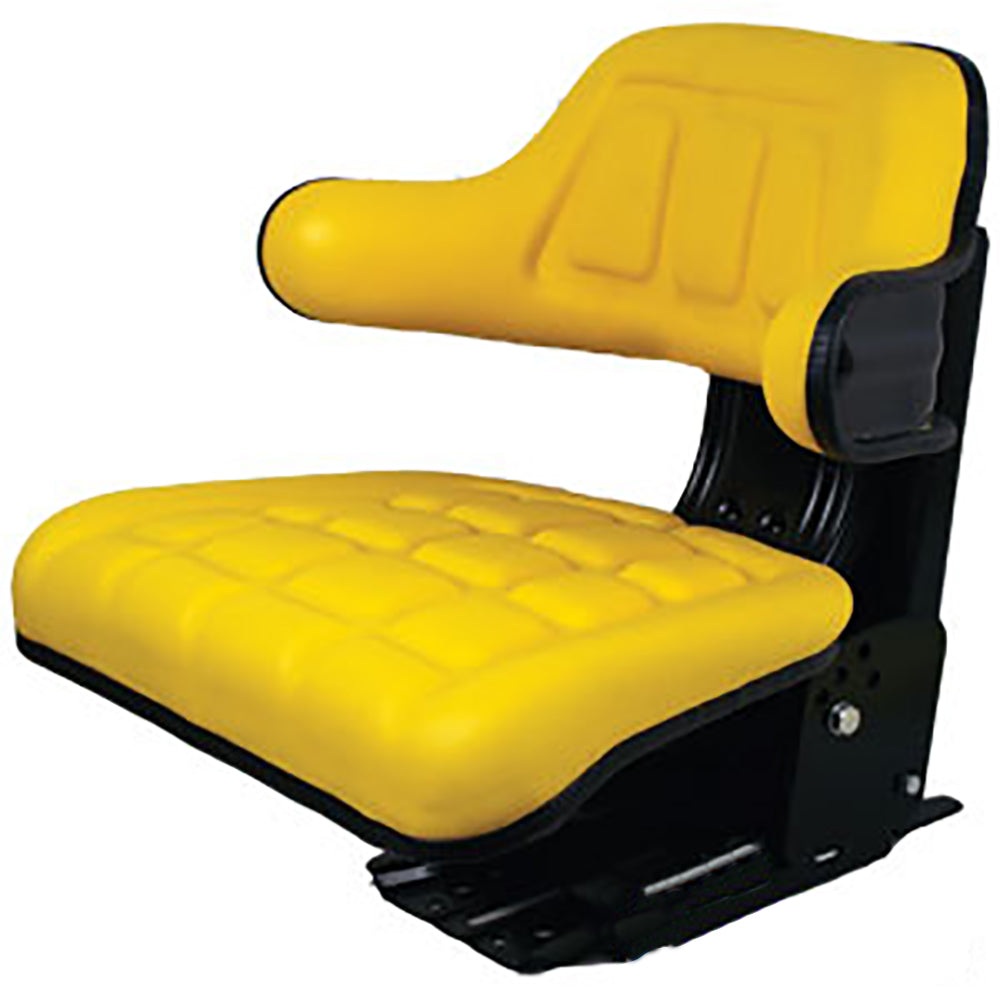 W333YL Universal Yellow Vinyl Seat Fits John Deere Models 1020 1030 1040 820 830