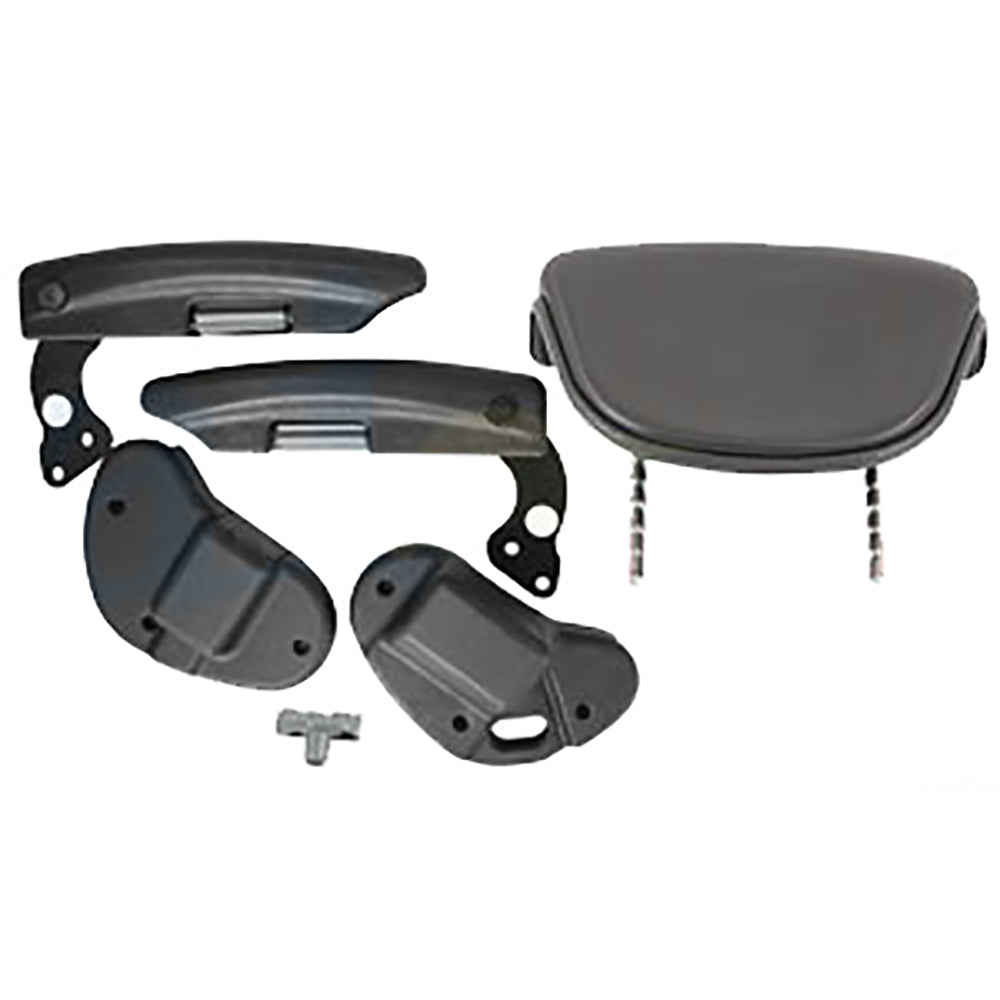 Universal Vinyl Black Seat For Riding Mower Tractor Skid Steer Loader Backhoe