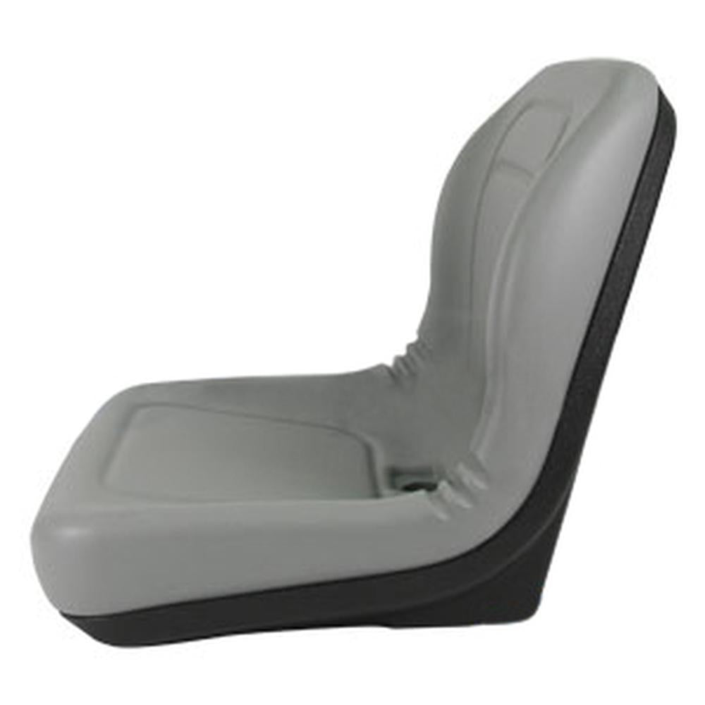 Compact Tractor Skid Steer Loader UTV Lawn Garden Mower Seat Gray 1 Pair (2)