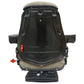 FAA1220 Tractor Seat Assembly Air Ride Head Rest Armrests Lumbar Brown Fabric