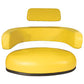 Vinyl Yellow Seat 3-Piece Set Fits John Deere 3020 4000 4010 4020 4230 4240 4430