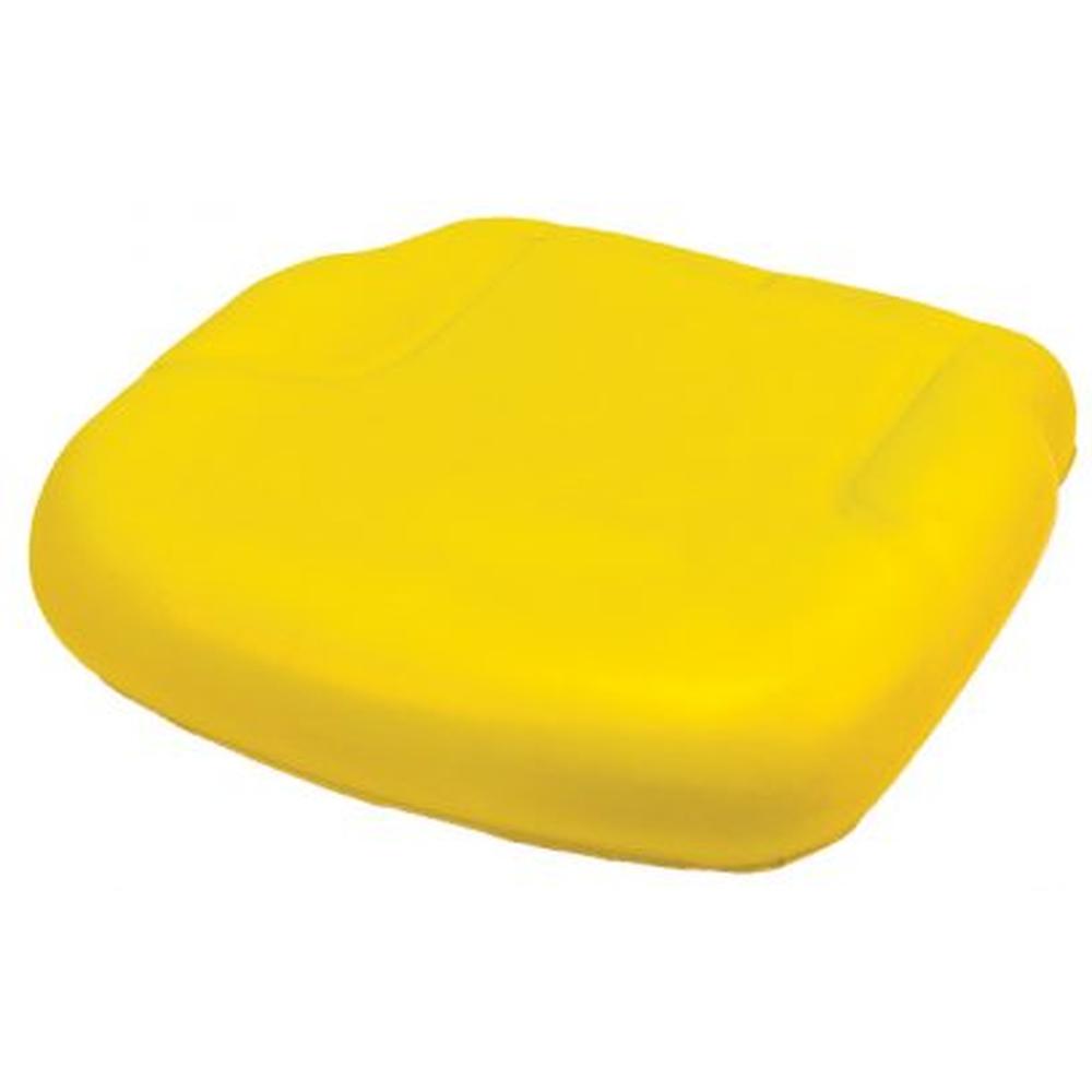 Seat Cushion - Vinyl Yellow Fits John Deere 6500 6320 6110 6300 6400 6420 7520