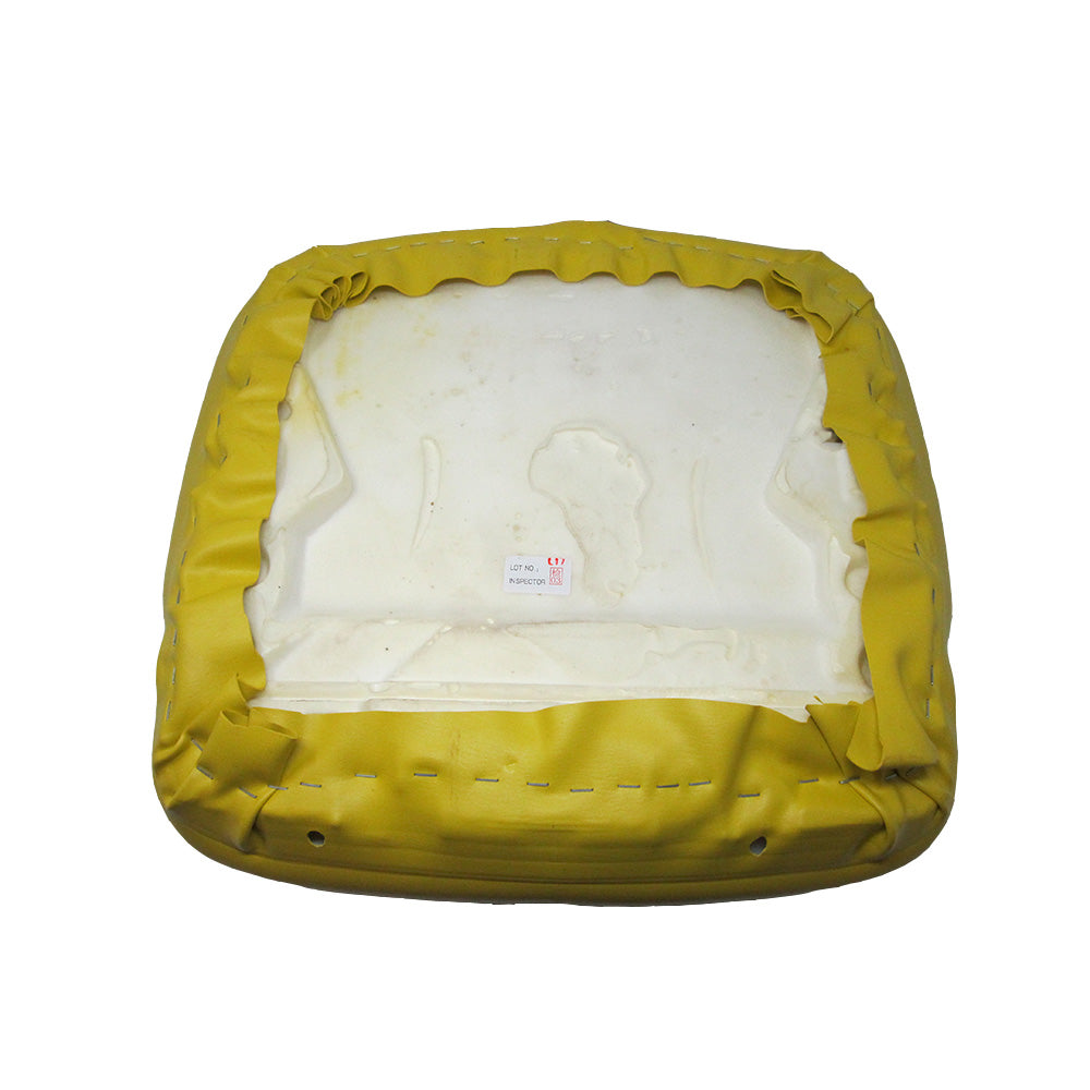 New Seat Cushion Yellow Vinyl AL116992 Fits John Deere 6120 6830 7230
