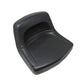 15500-BK High-Back Steel Pan Seat Fits John Deere Z335M Z345M Z345R Z355R