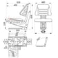 3010-0024 Universal Black Seat Assembly