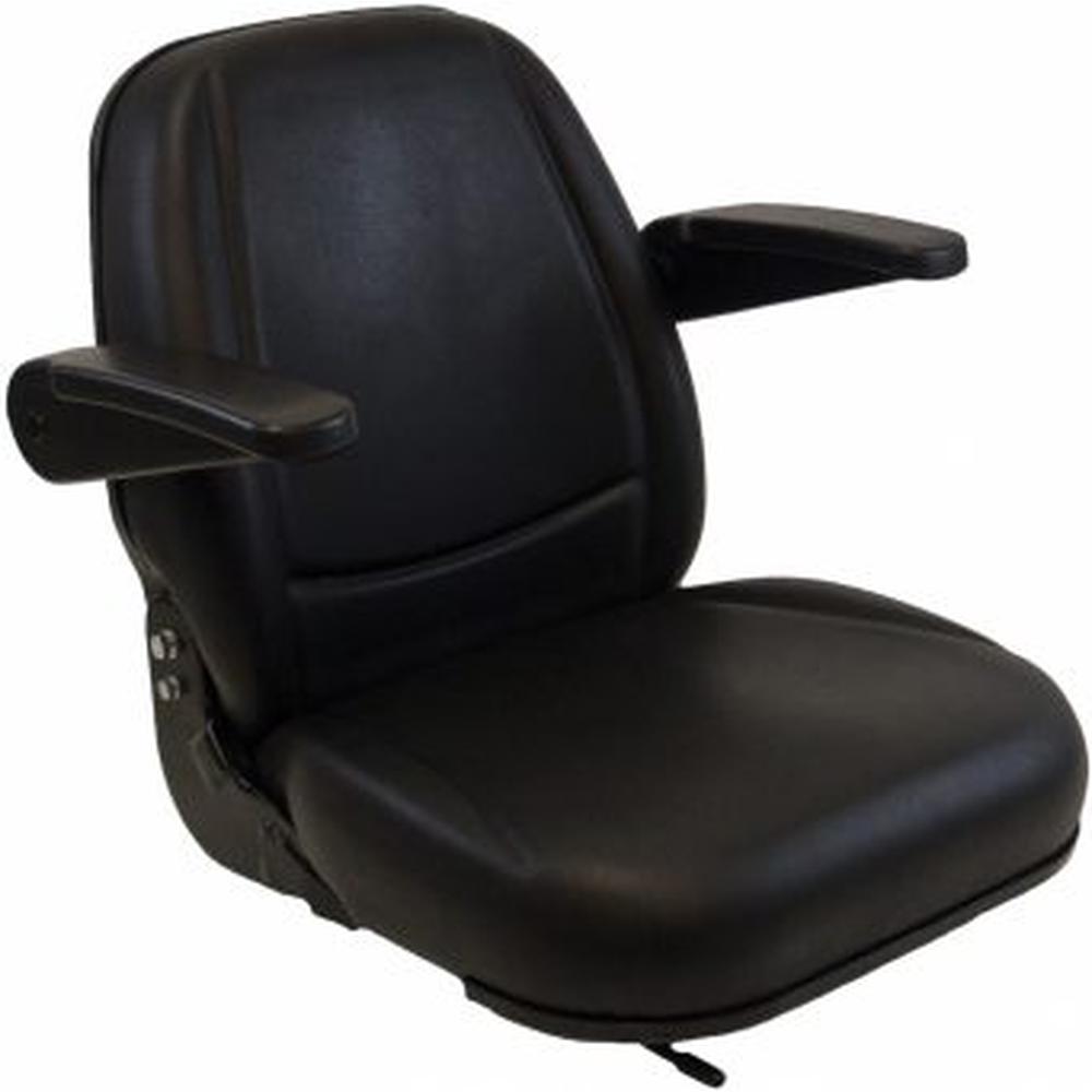 Seat(Black) Fits Hustler Replaces SEQ90-0380