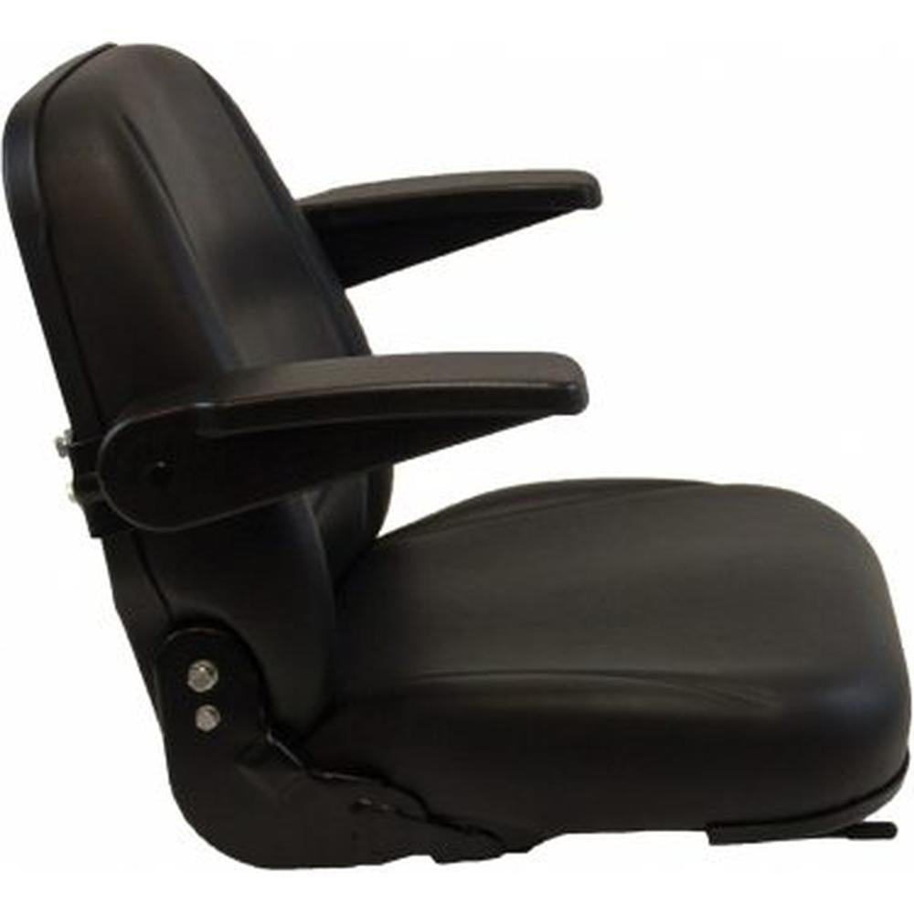 Seat(Black) Fits Bobcat Replaces SEQ90-0380
