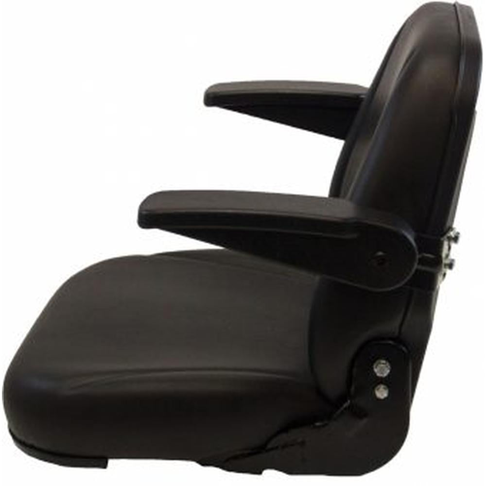 Seat(Black) Fits Kubota Replaces SEQ90-0380