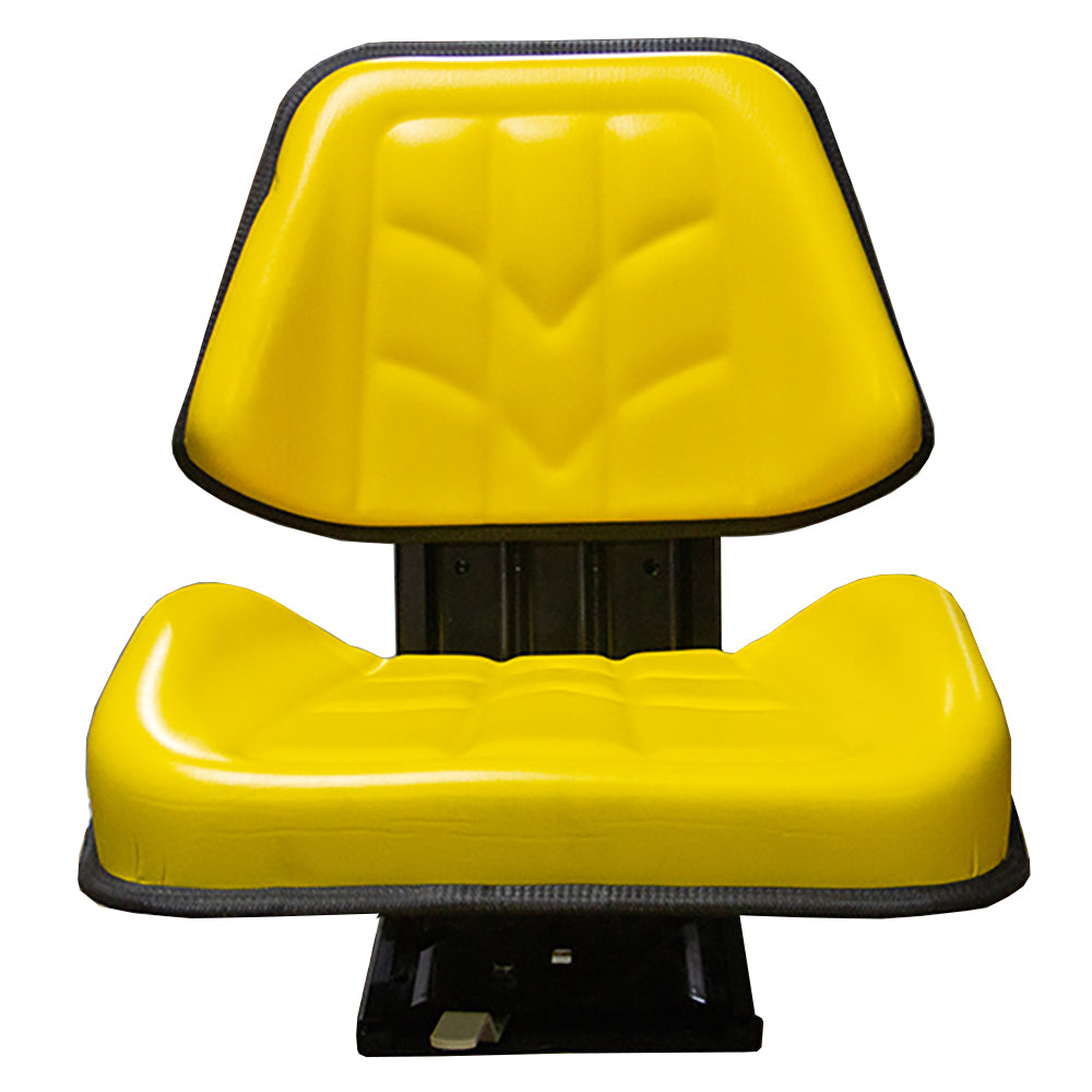 Universal Yellow Tractor Seat with Adjustable Suspension