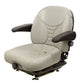 Gray Suspension Seat fits Hustler Fits Exmark Fits Toro Fits Bobcat Bunton Dixie