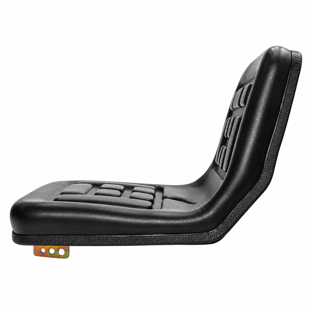 Seat with Flip-Type Brackets Fits Iseki, Steel Pan with Vinyl Covered Cushion