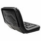 Seat with Flip-Type Brackets Fits Iseki, Steel Pan with Vinyl Covered Cushion