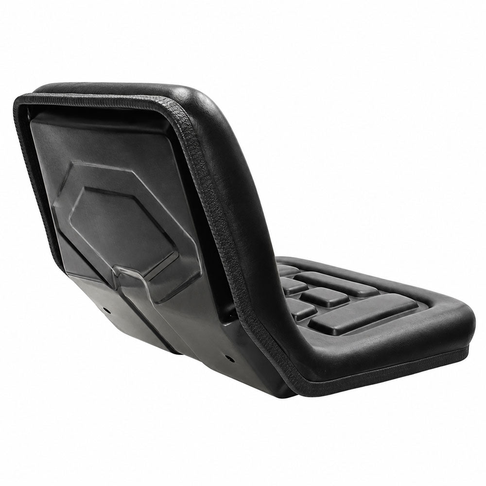Seat with Flip-Type Brackets Fits Iseki, Steel Pan with Vinyl Covered Cushion