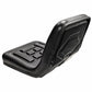 Seat with Flip-Type Brackets Fits Iseki, Steel Pan with Vinyl Covered Cushion