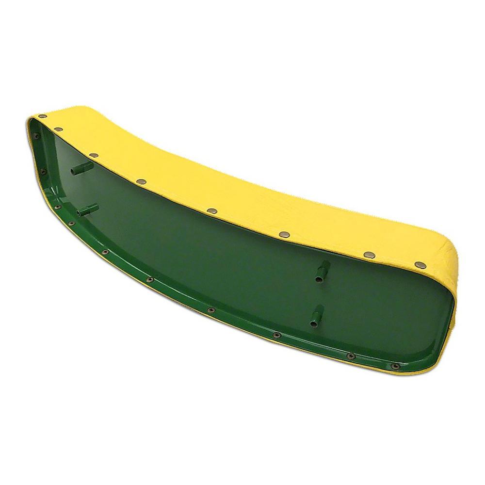 Steel Base Yellow Back Rest Seat Cushion Fits John Deere Replaces AF3271R-STEEL