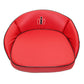 Red Deluxe Seat Cushion with Logo Fits International Harvester