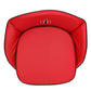 Red Deluxe Seat Cushion with Logo Fits International Harvester