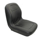 Black High Back Seat Fits John Deere Skid Steer Loader 70 125 240 7775 8875