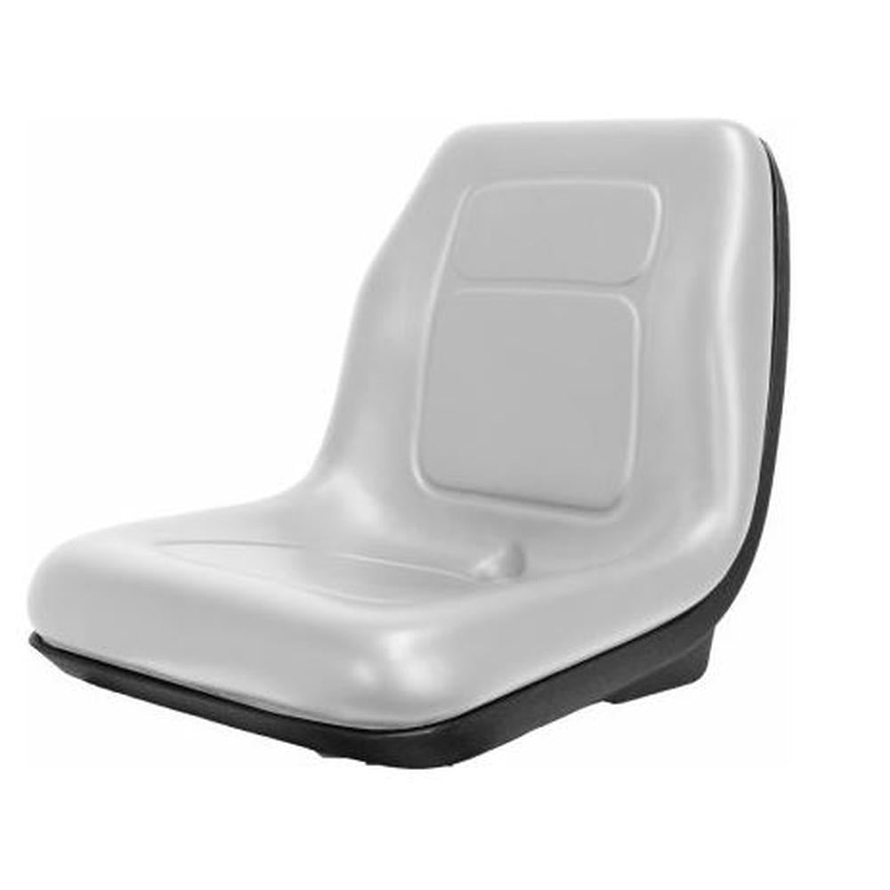 New Grey High Back Seat Fits Hustler ZTR Zero Turn Lawn Mower Garden Tractor