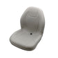 Gray Vinyl Ultra High Back Seat Fits Exmark Replaces 1-513147