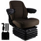 Mid Back Seat Brown Fabric w/ Air Suspension Fits John Deere 7200 7210 7220