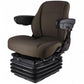Mid Back Seat Brown Fabric w/ Air Suspension Fits John Deere 7200 7210 7220