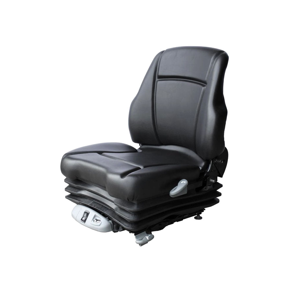 S8302049 Sears Low Back Seat, Black Vinyl w/ Air Suspension Fits Bush Hog