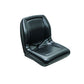 19" High-Back Seat KM 225 Black Vinyl Bucket Seat Fits Kubota Mowers ZD221 ZD323