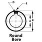 Shaft Coupler 1" Round Bore 4" Length 1 3/4" OD Black Oxide Finish SHFTR-1604
