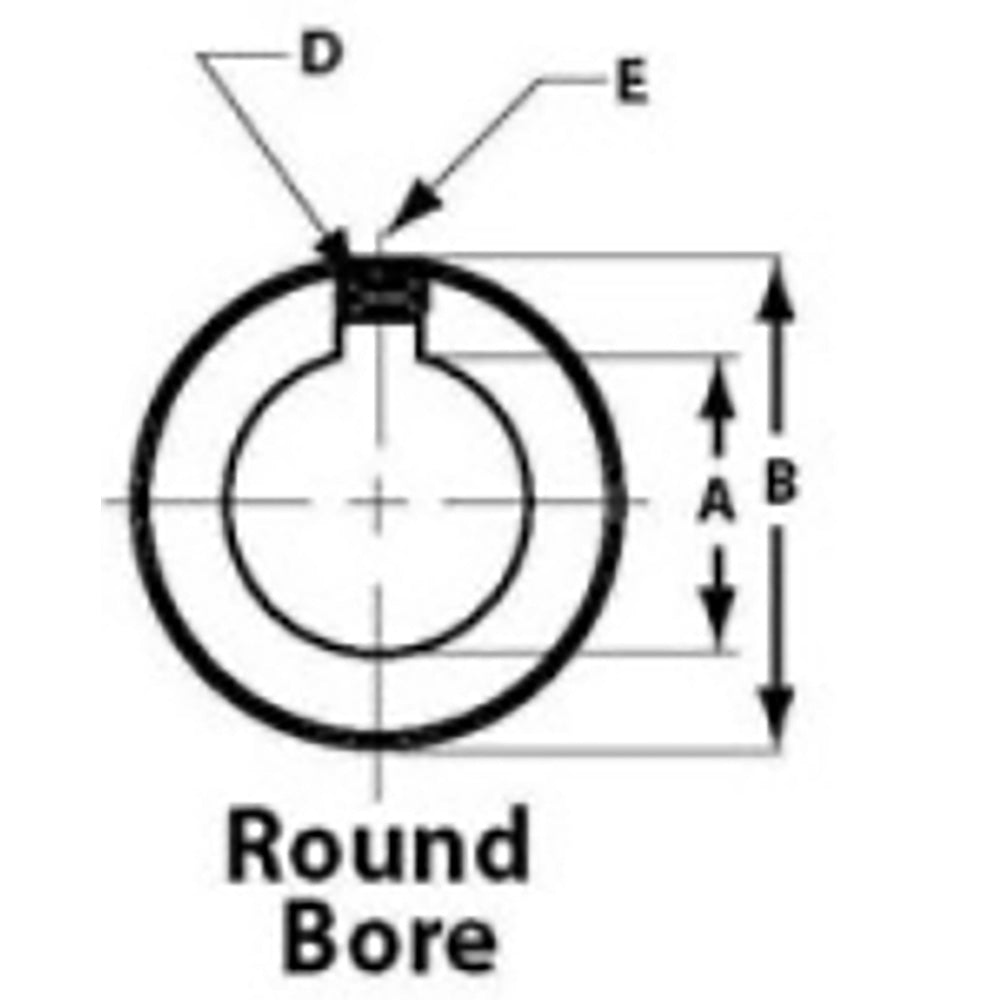 Shaft Coupler 1" Round Bore 4" Length 1 3/4" OD Black Oxide Finish SHFTR-1604
