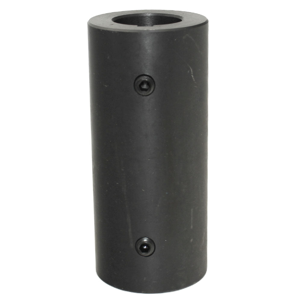Shaft Coupler 1 1/8" Round Bore 4 1/2" Length 2" OD Black Oxide Finish SHFTR1800