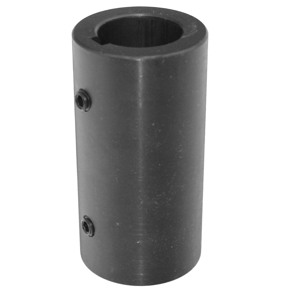 Shaft Coupler 1 7/16" Round Bore 4 1/2"Lx2 5/16" OD Black Oxide Finish SHFTR2300