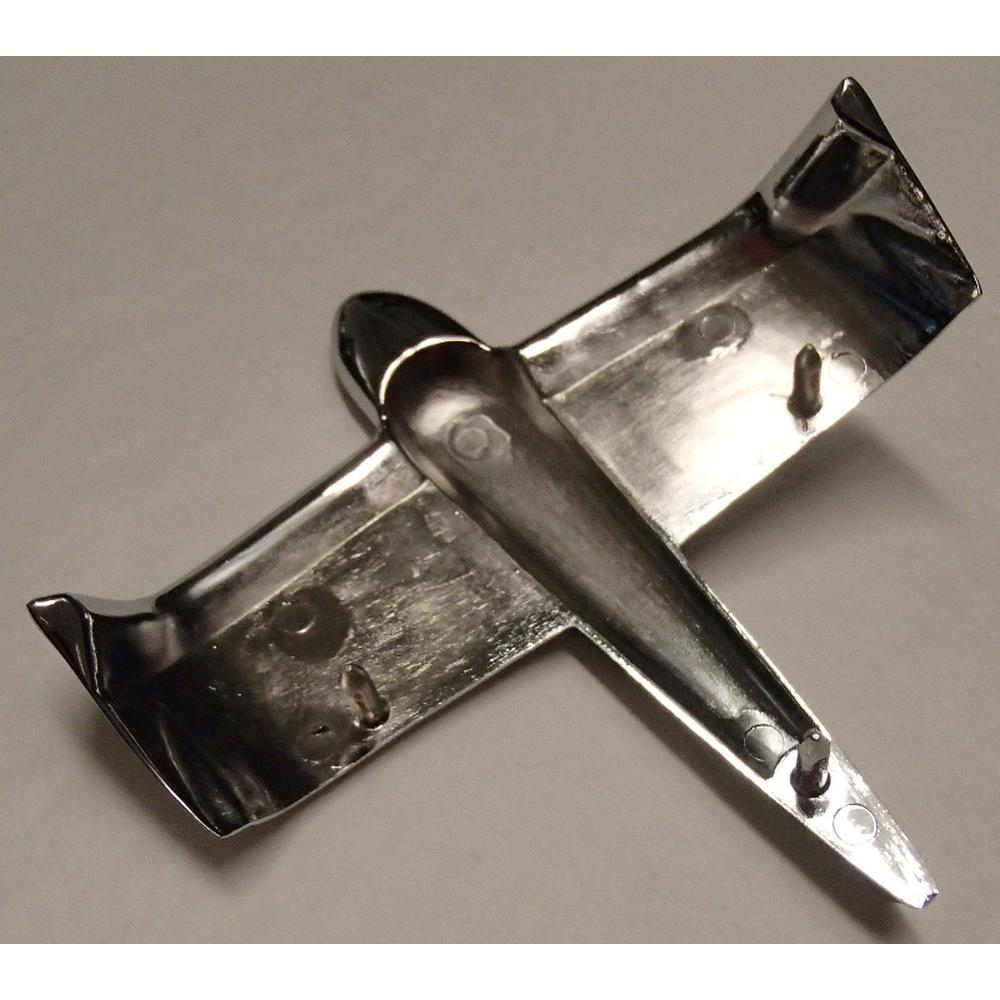 Chrome Airplane Hood Emblem 182564M2 For Massey Ferguson Tractors – Fits MF 50 65 85 88 97 98 – Reliable Aftermarket Parts