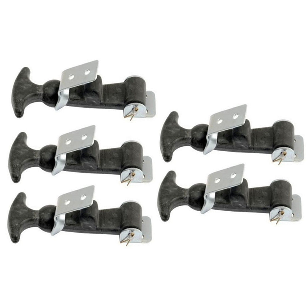 (5) HOOD HOLD DOWN LATCH KITS S8390 w/ Galvanized Steel Hardware & T-Handle Grip