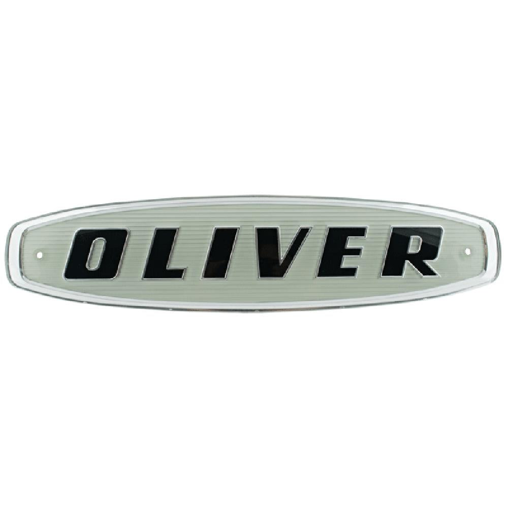 101430A Front Black Emblem For Oliver Tractor Models 550 770 880 950 990 995